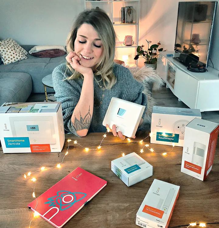Originalmotiv aus der SmartHome-Creator-Aktivierung; Produkt und persönliche Perspektive zusammen.