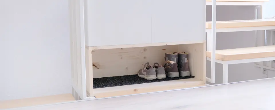Selbstgebautes Wohnraumdetail aus der Wüstenrot-DIY-Kampagne